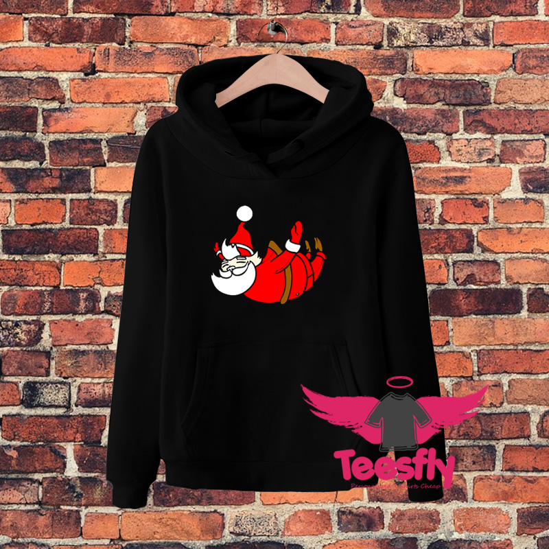 Santa Skydiver Santa Christmaskl Hoodie