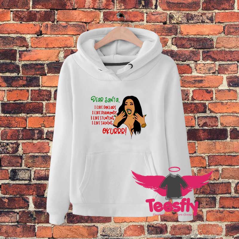 mmllDear Santa I Like Dollars Hoodie