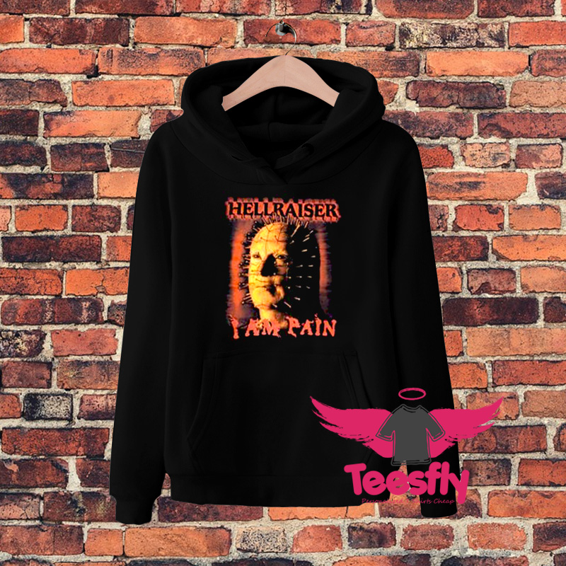 sdHellraiser Face I am Pain Movie Hoodie