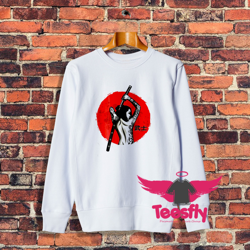 Japanese Warrior Sexy Samurai Sweatshirt