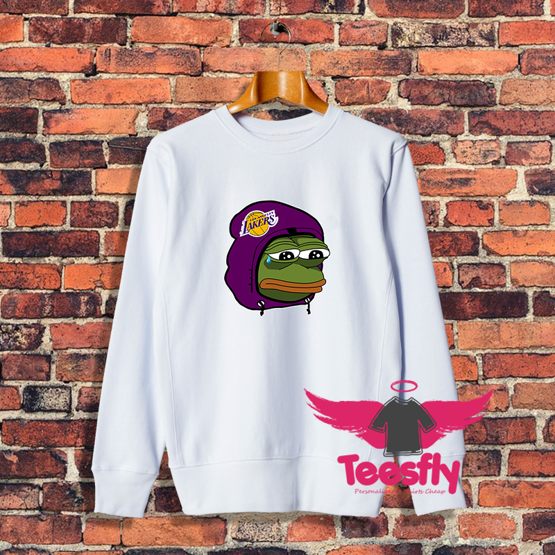 Pepe The Frog Los Angeles Lakers Sweatshirt