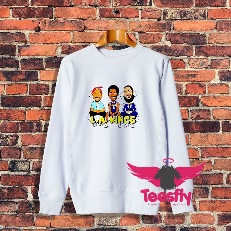 Kb Nipsey Pac La Legends Cartoon Sweatshirt