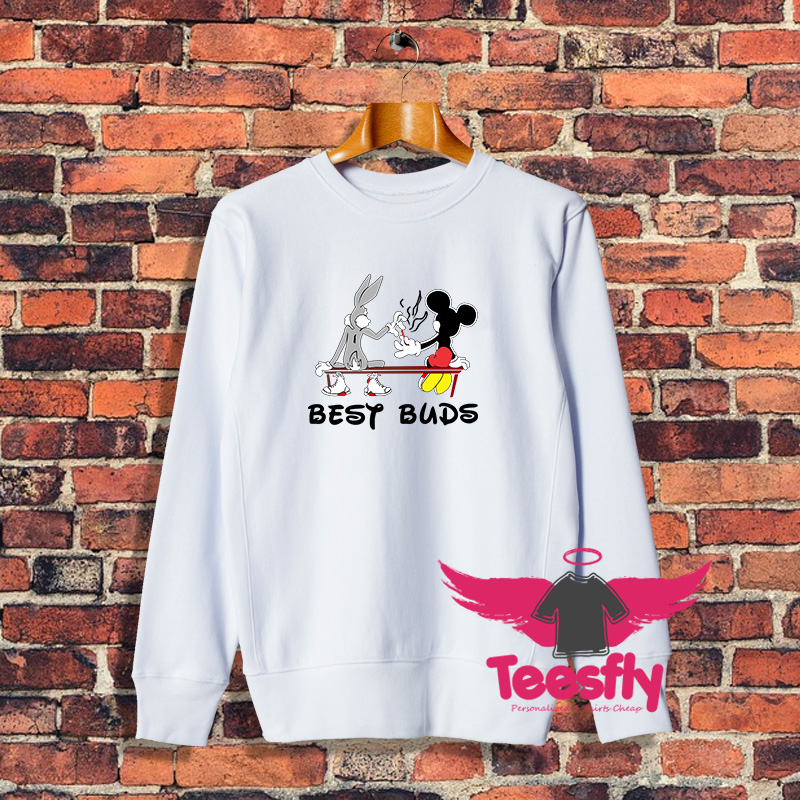 Mickey and Bugs Bunny Best Buds Sweatshirt