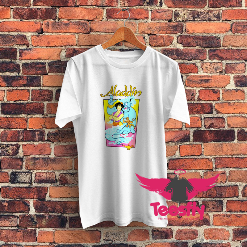 Aladdin Group Shot Bold Distressed Poster T Shirt