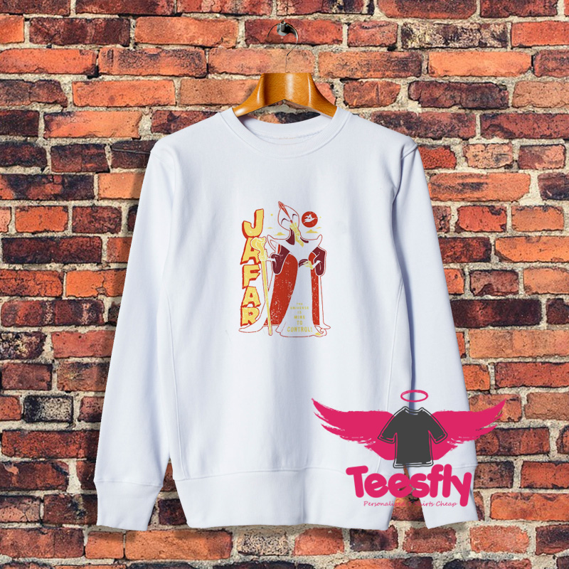 Aladdin Jafar Distressed Portrait Logo Sweatshirt