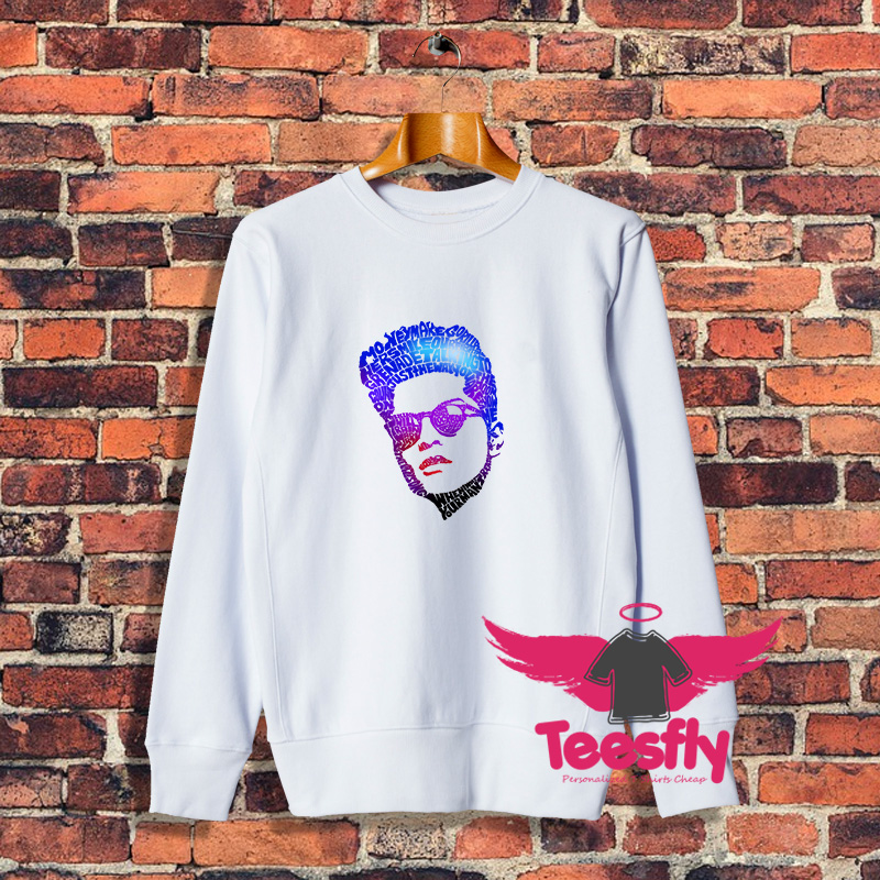 Bruno Mars Face Sweatshirt