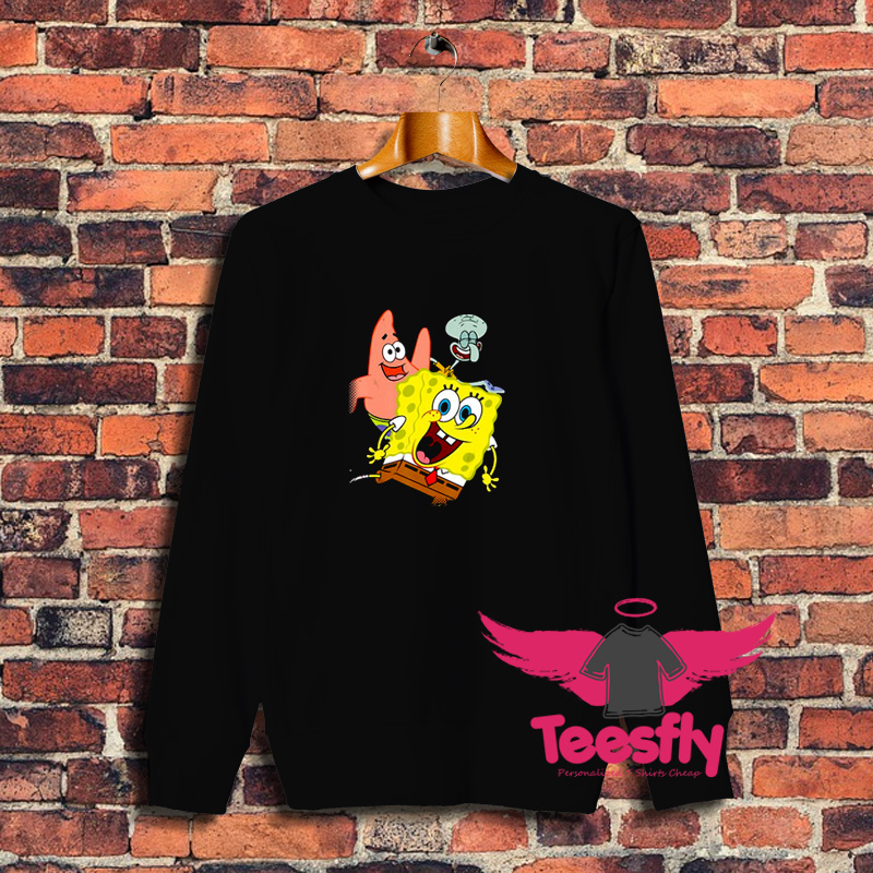 Cool Spongebob Patrick Squidward Sweatshirt