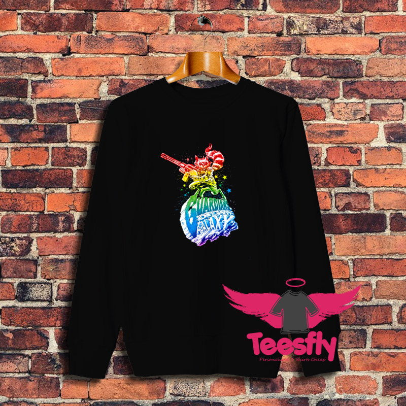 Guardians Of Galaxy Rainbow Rocket Sweatshirt