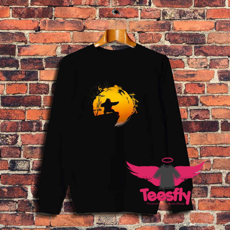 Kung Fu Panda Po Tai Chi Sunset Sweatshirt