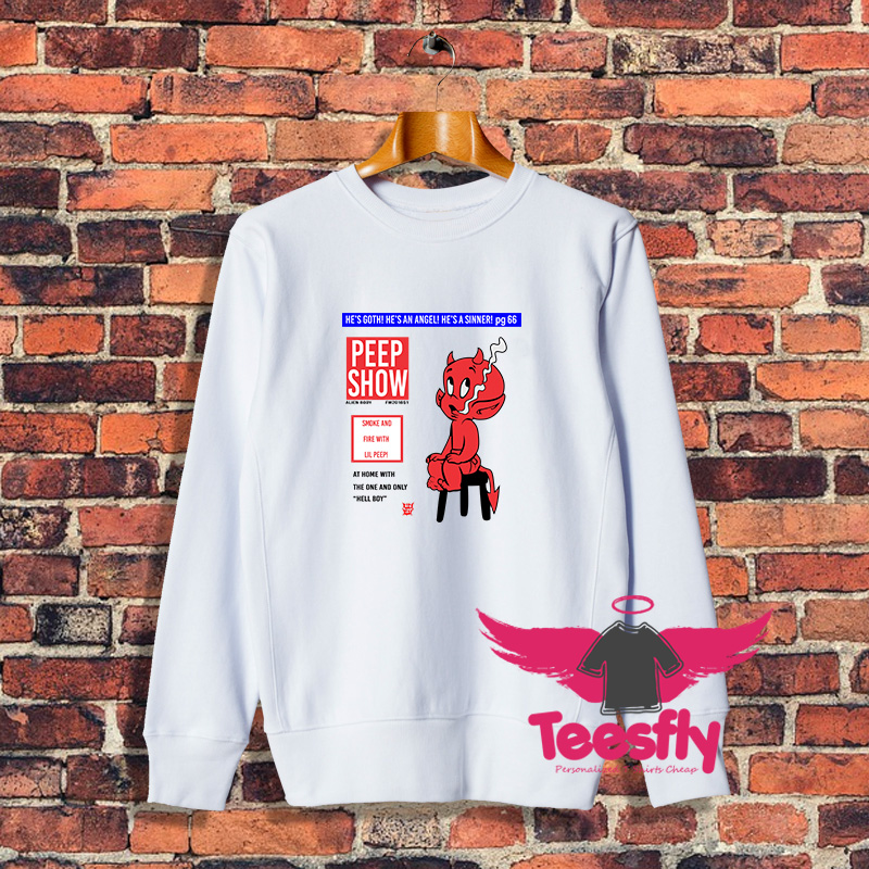 Lil Peep x Alien Body Peep Show Magazine Sweatshirt