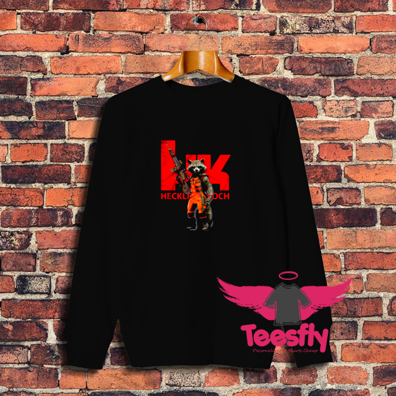 Rocket Raccoon HK Heckler and Koch Sweatshirt