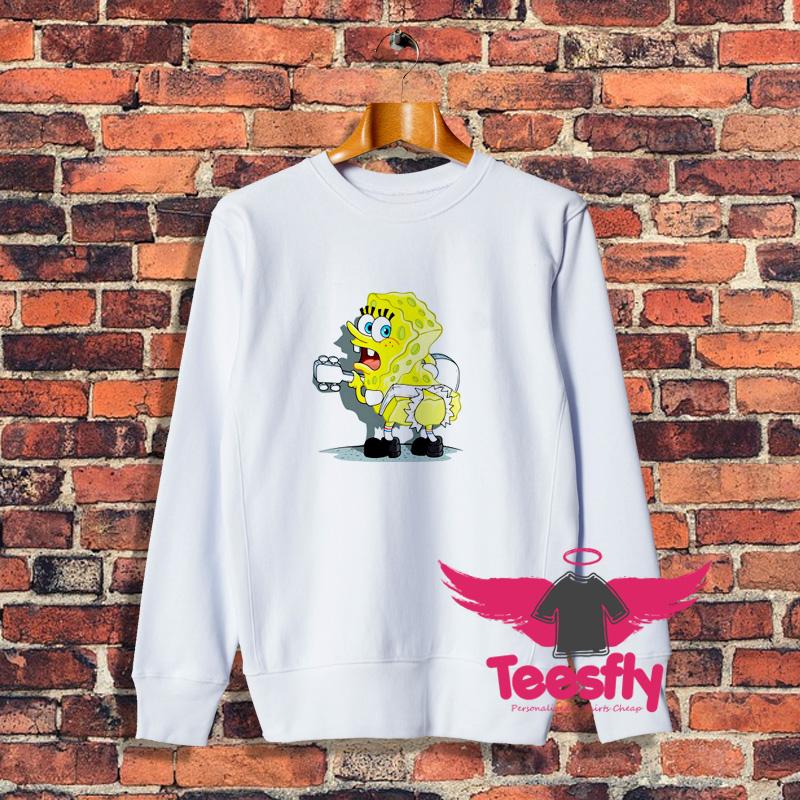 Spongebob Ripped Pants Sweatshirt