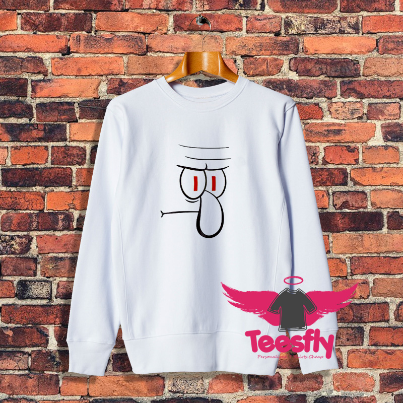 Squidward Big Face Sweatshirt