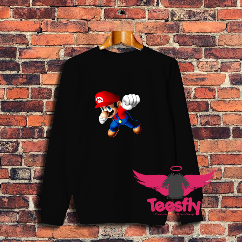 Super Mario 3D Mario Fist Punch Sweatshirt