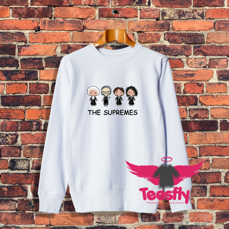 The Supremes Ruth Bader Ginsburg Chibi Sweatshirt