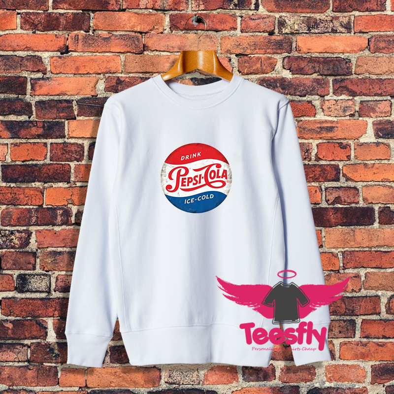 Classic Drink Pepsi Cola Ice Cold Sweatshirt