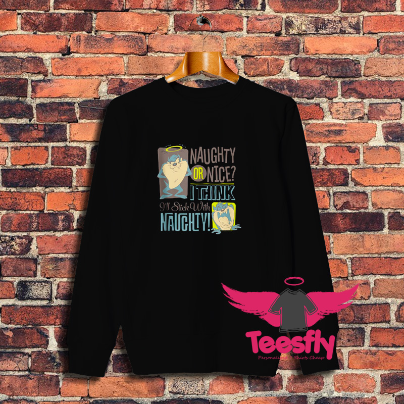 Looney Tunes Taz Naughty Sweatshirt