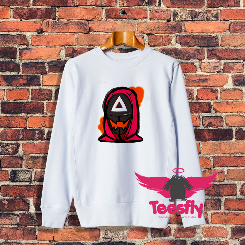 Squid Game Triangle Mask Unique Sweatshirt