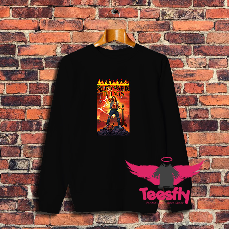 Stranger Things 4 Series Eddie Munson Metal Sweatshirt