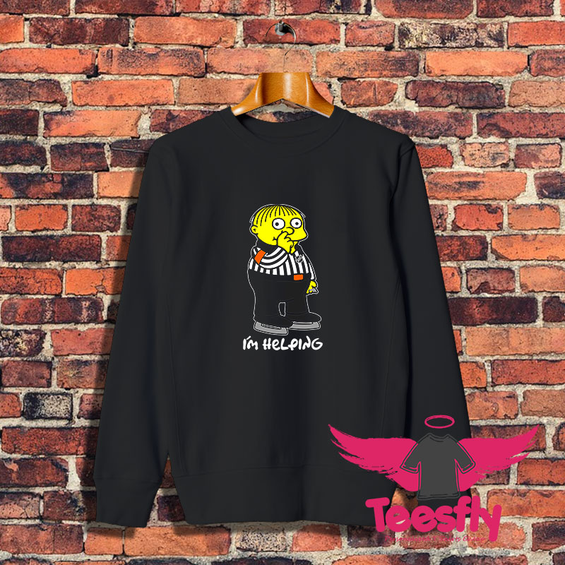 Bart NHL Referee I’m Helping Sweatshirt