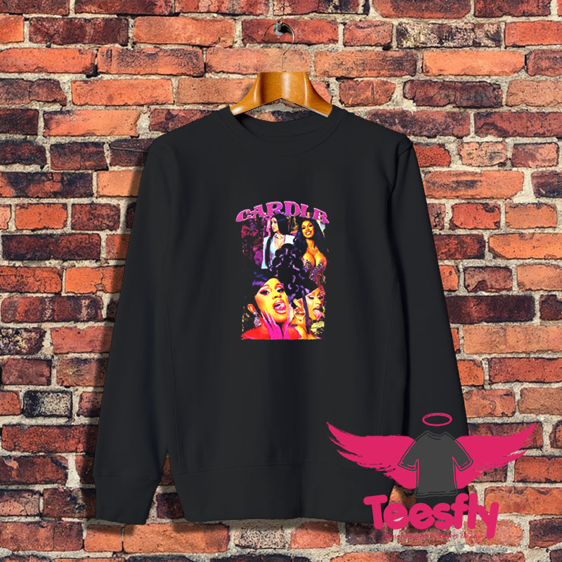 Cardi B Retro 90s Style Bootleg Sweatshirt