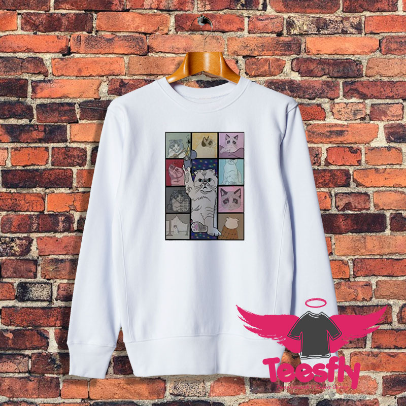 Funny Taylor Swift The Eras Tour Cat Version Sweatshirt