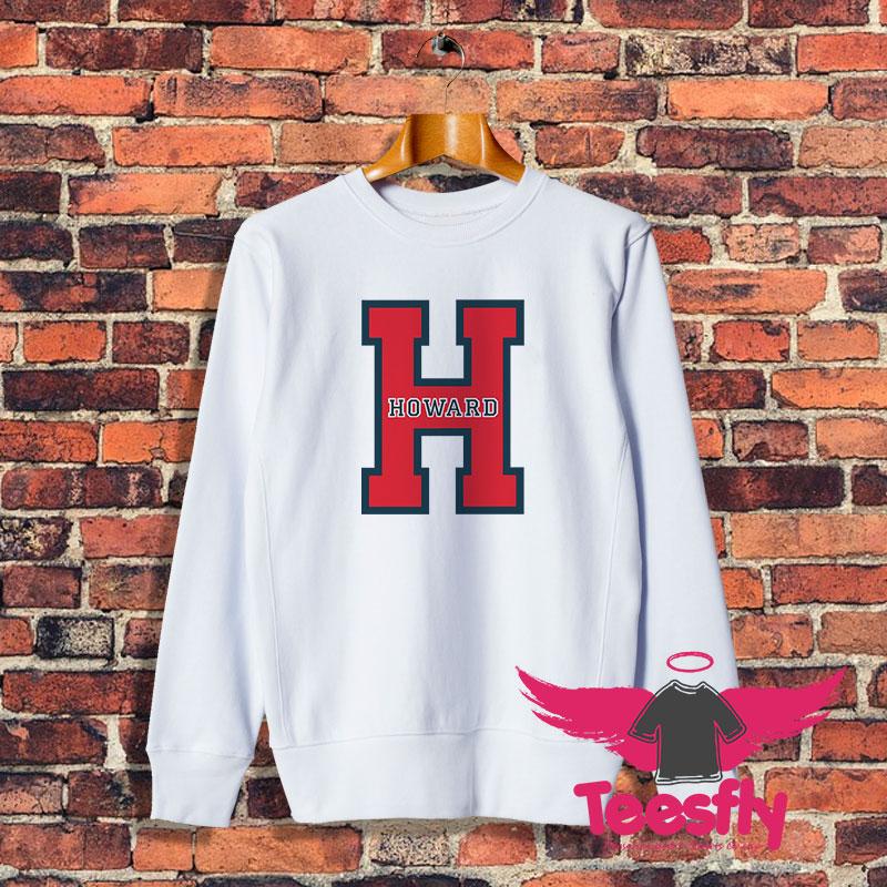 Howard University H Letter Sweatshirt