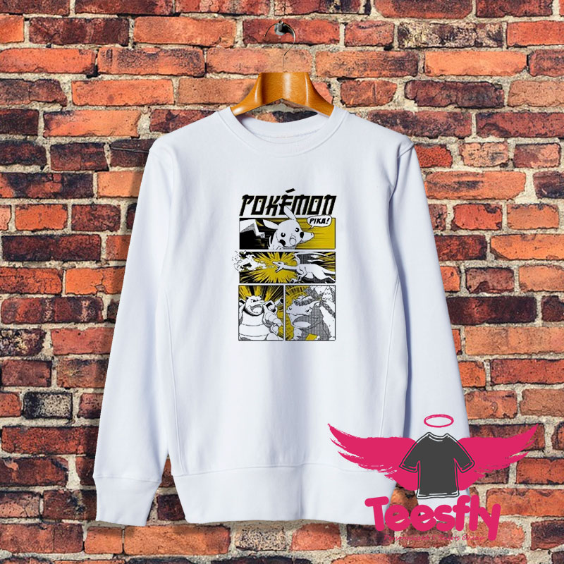 Pokemon Manga Style Cover Sweatshirt