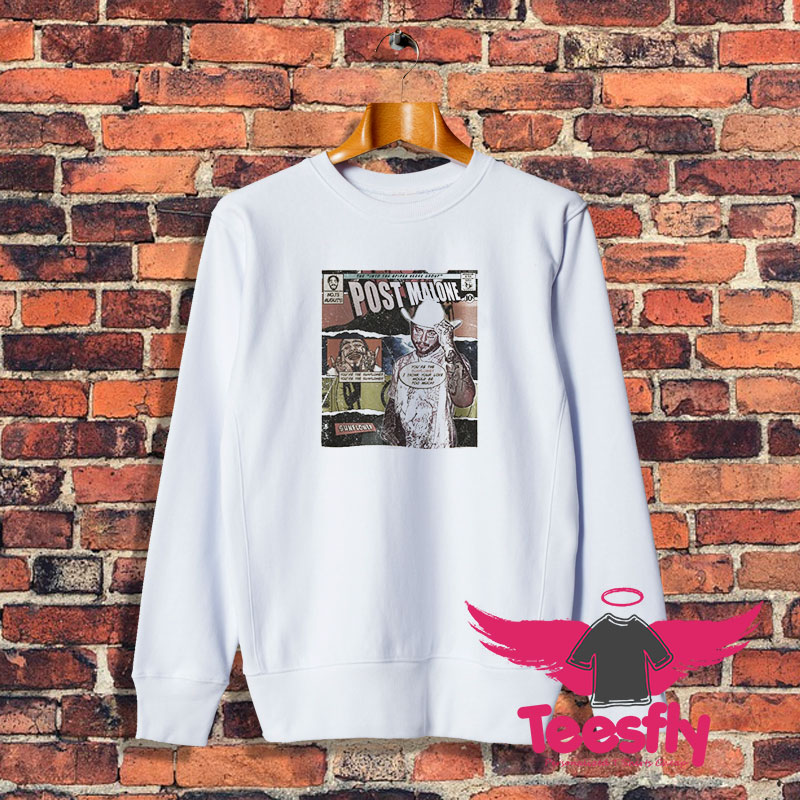 Post Malone Comic Merch Book Art Sweatshirt