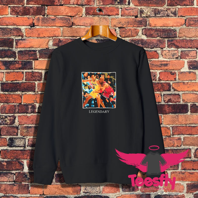 Vintage Legendary Kobe Bryant Vs Michael Jordan Sweatshirt