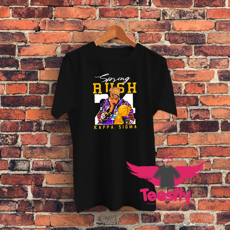 Kobe Bryant Spring Rush 2024 Kappa Sigma Graphic T Shirt