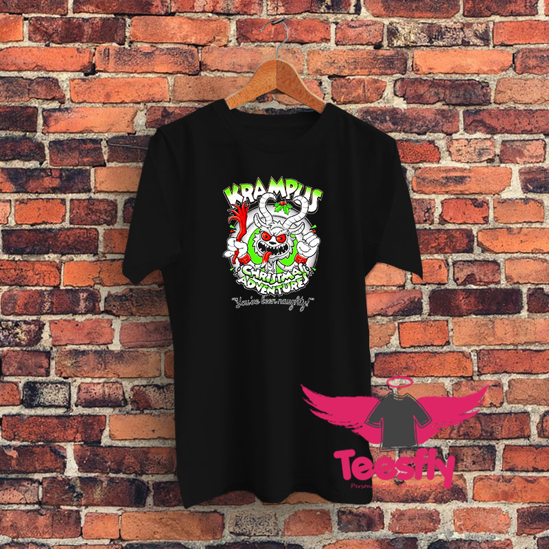 Krampus Looney Tunes Christmas Graphic T Shirt