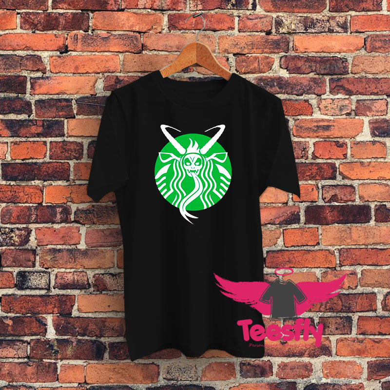 Krampus Presso StarBucks Parody Graphic T Shirt