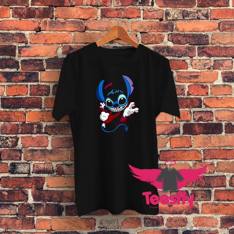 Lilo And Stitch Halloween Graphic T Shirt