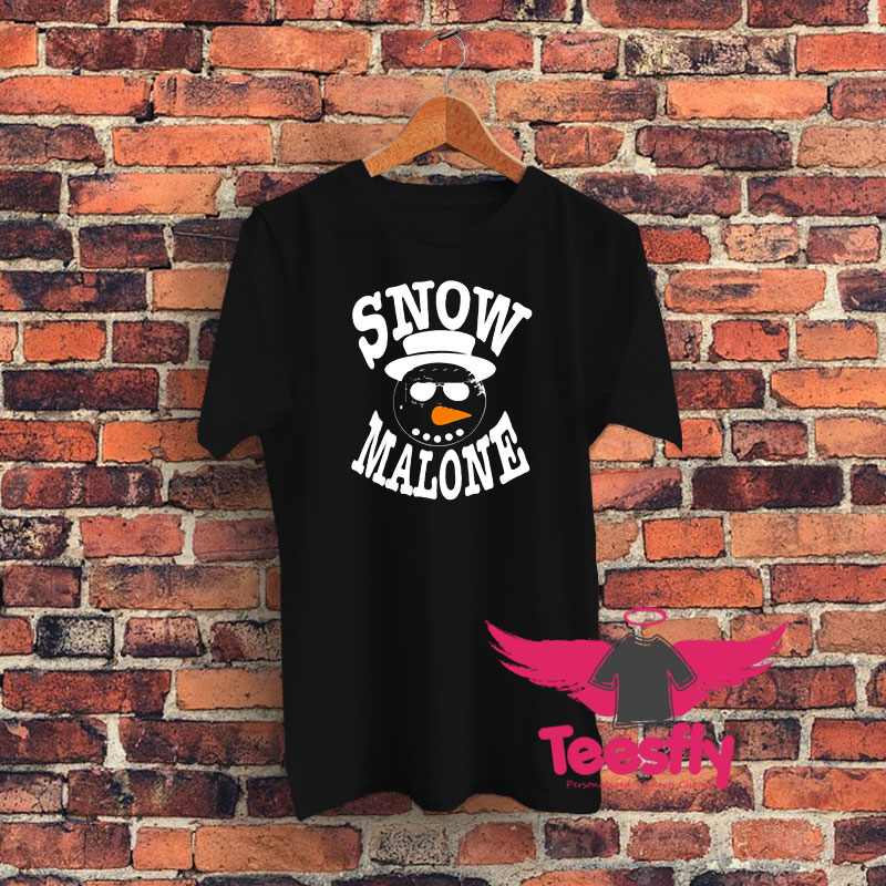 Malone Snow Christmas Graphic T Shirt