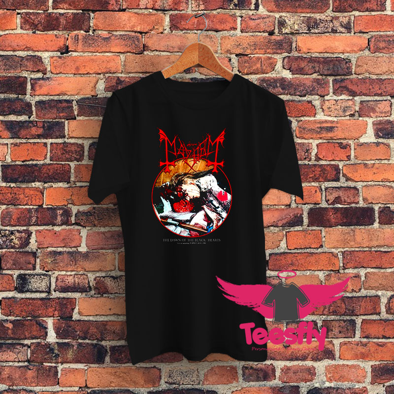 Mayhem Dawn Of The Black Hearts Graphic T Shirt