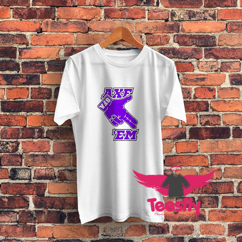 SFA Lumberjack Axe Em Logo Graphic T Shirt