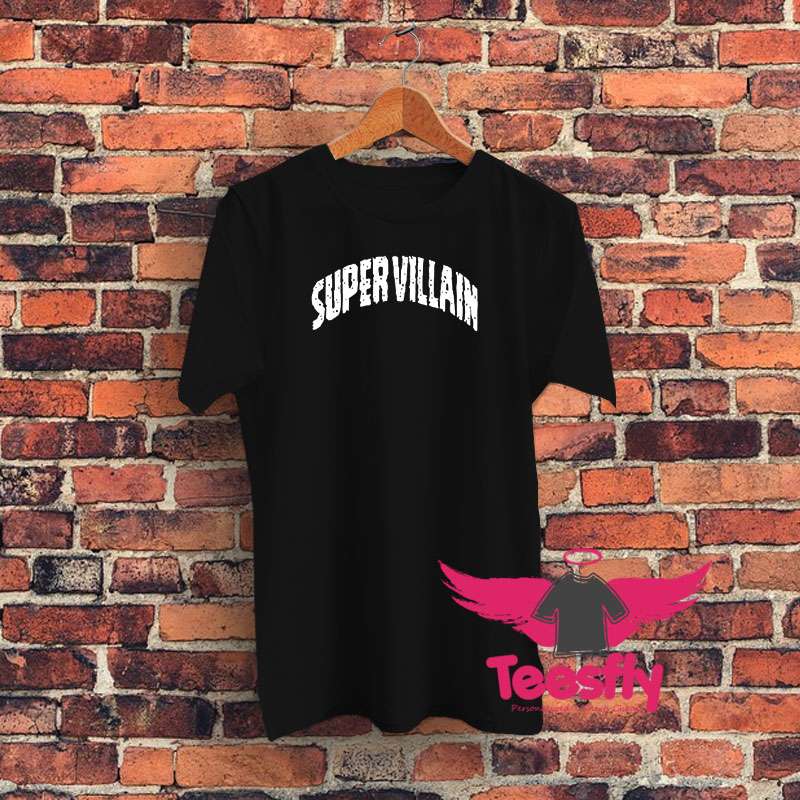 Super Villain Logo Graphic T Shirt