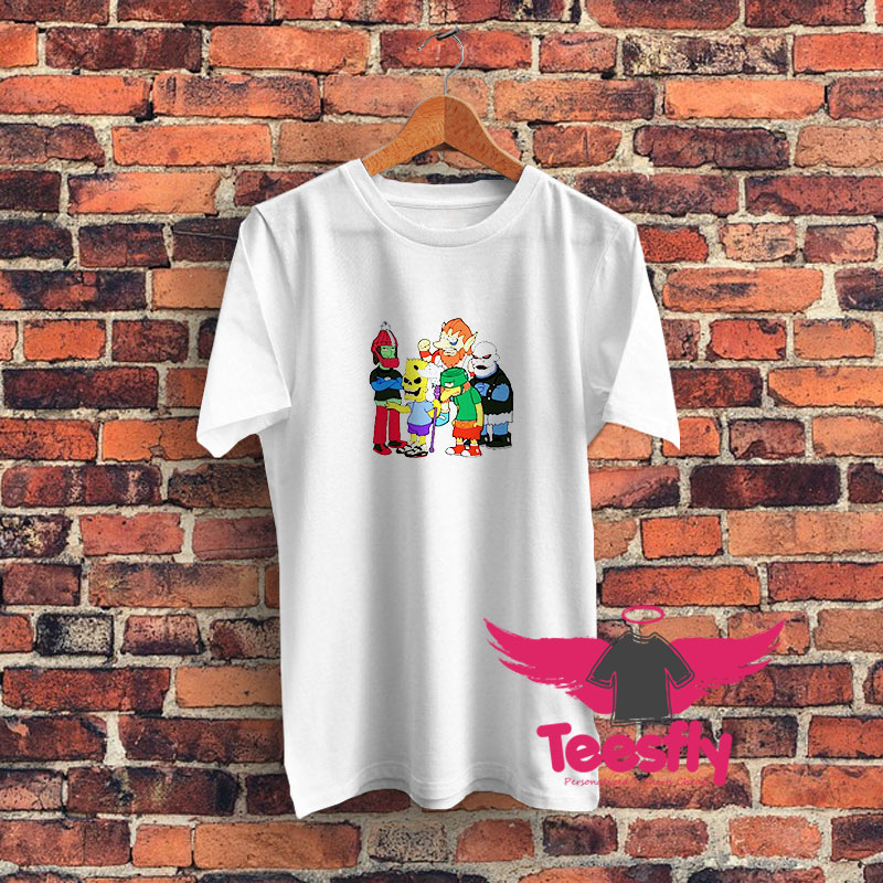 The Simpsons Masters Of The Universe Mashup Graphic T Shirt