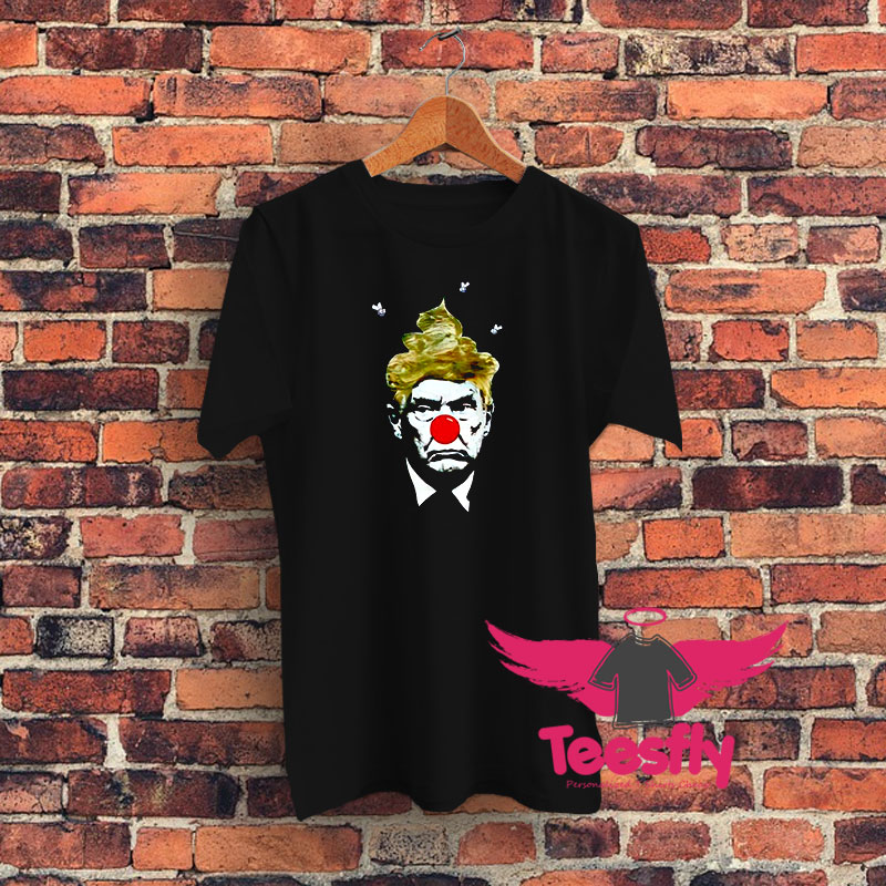 Trump Smells Bad Clown Graphic T Shirt