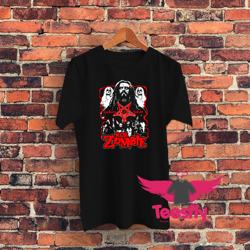 Vintage Rob Zombie Asylum Of Satan Graphic T Shirt