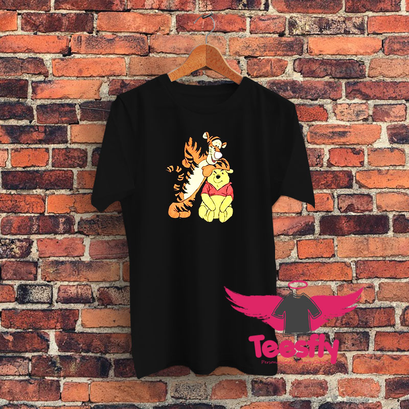 Vintage Winnie The Pooh And Tiger Graphic T Shirt